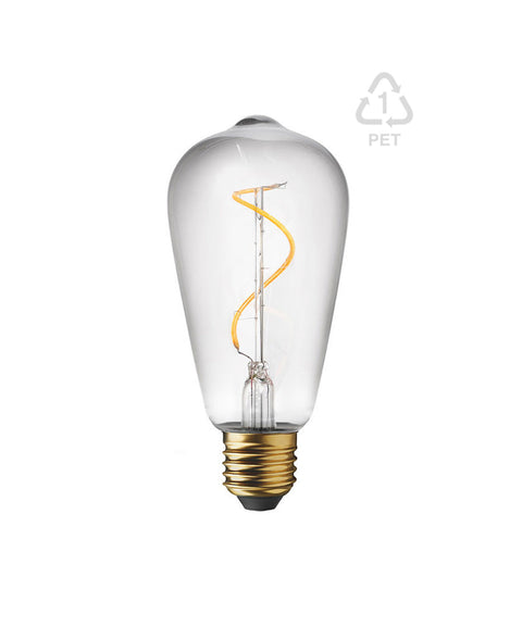Bulb PET ST64 clear